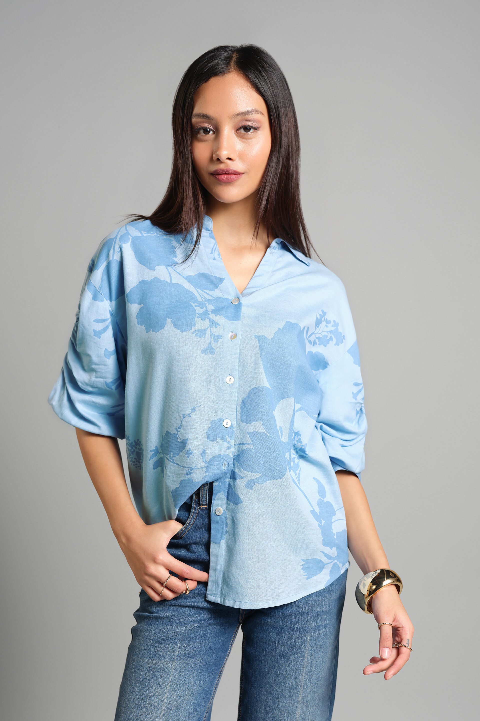 Soothing Skies Shirt, Blue, image 1